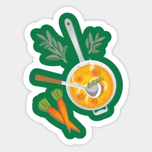 Carrot Soup Sticker